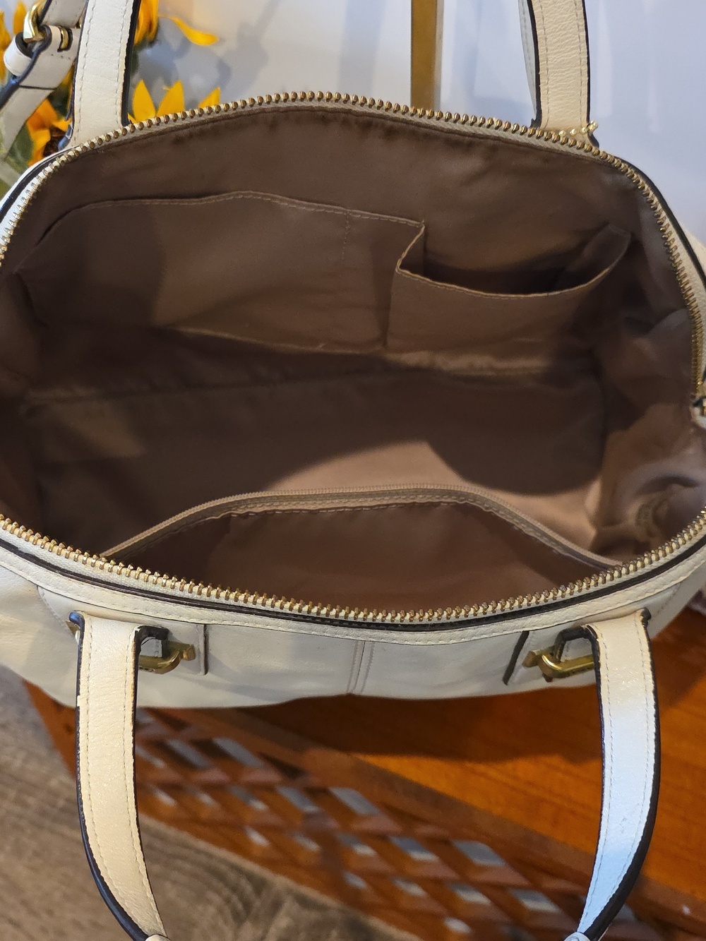 Coach Taylor Leather 2 Way Shoulder Bag - Picture 6 of 8